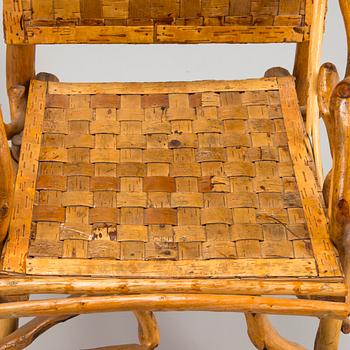 A four piece furniture suite, mid-20th century.