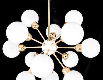 A sputnik model ceiling lamp, second half of th 20th century.