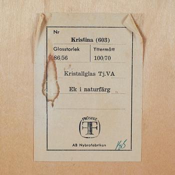 SPEGEL, "No 603 Kristina", Fröseke AB, 1900-talets andra hälft.