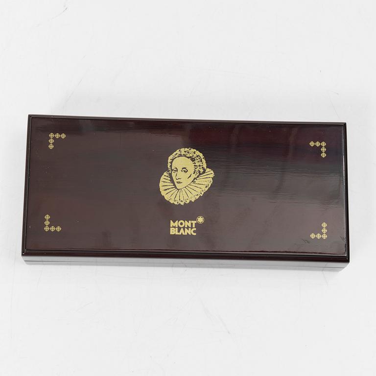 A Montblanc fountain pen, limited edition 'Queen Elizabeth I' from the series 'Patrons of Art'.