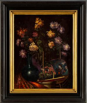 UNIDENTIFIED ARTIST, oil on canvas, signed and dated, probably CO 1899.