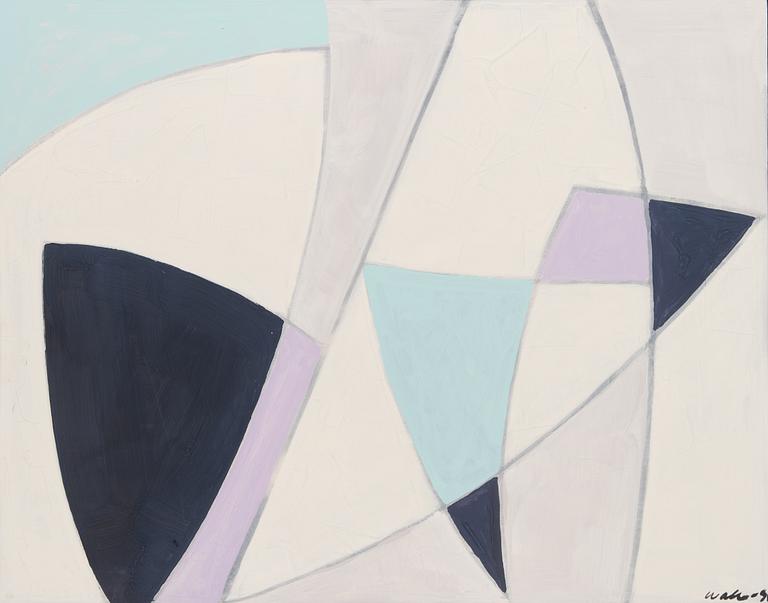 Raimo Walo, acrylic on canvas, signed and dated -91.