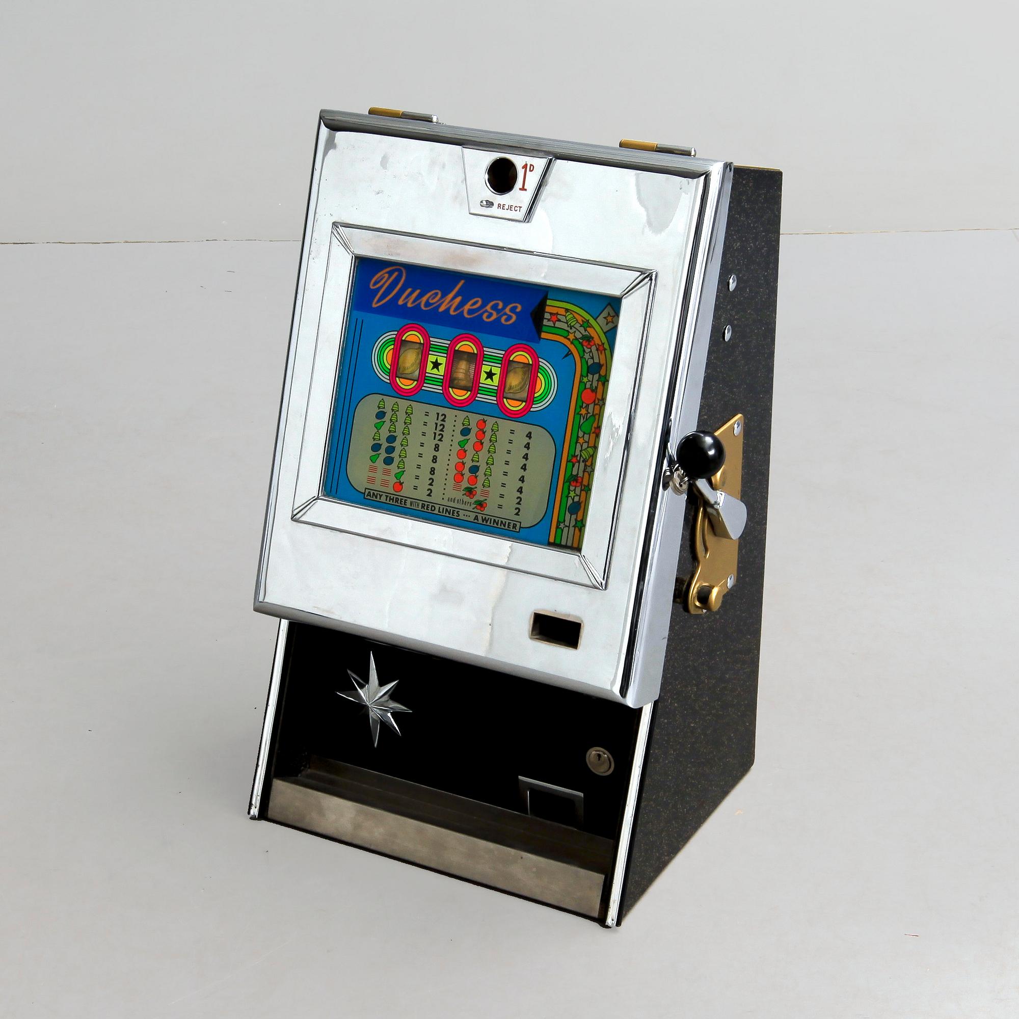 ENARMAD BANDIT/SPELAUTOMAT, 1900-talets andra hälft.