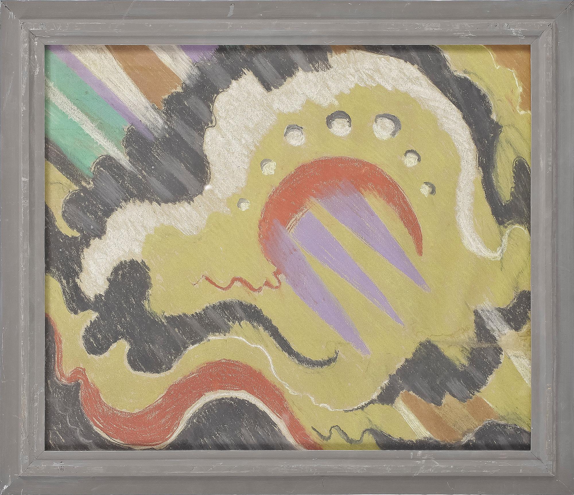 KNUT LUNDSTRÖM, tillskriven, pastell, signerad.