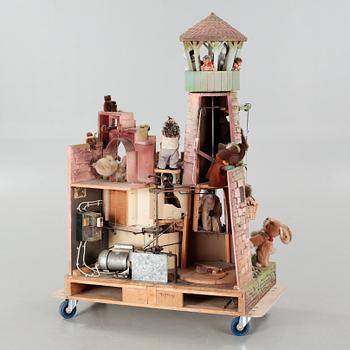 STEIFF, butiksdisplay, omkring 1900-talets mitt/tredje kvartal.