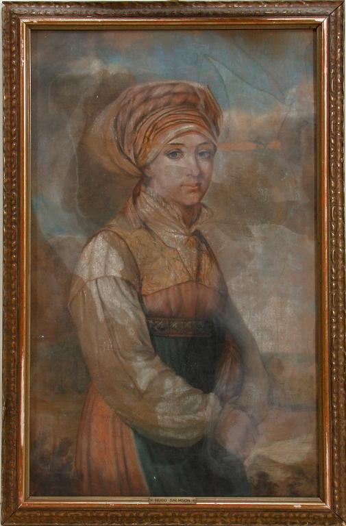 OKÄND KONSTNÄR. Blandteknik 1800/1900-tal.