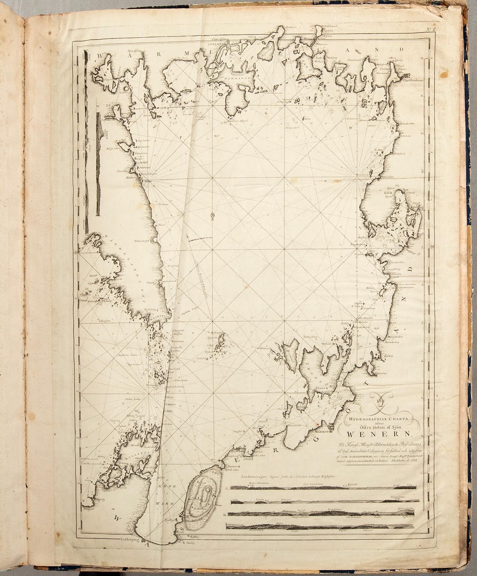 Gustaf af Klint, book, "Sweden's Maritime Atlas", 1797-1815.