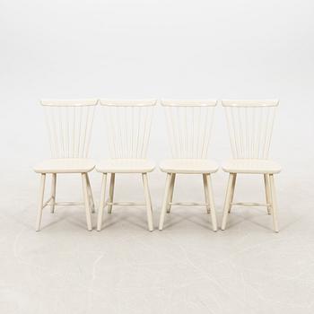 Carl Malmsten, chairs 4 pcs "Lilla Åland" second half of the 20th century.