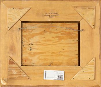 Christer Strömholm, oil on panel, signed.