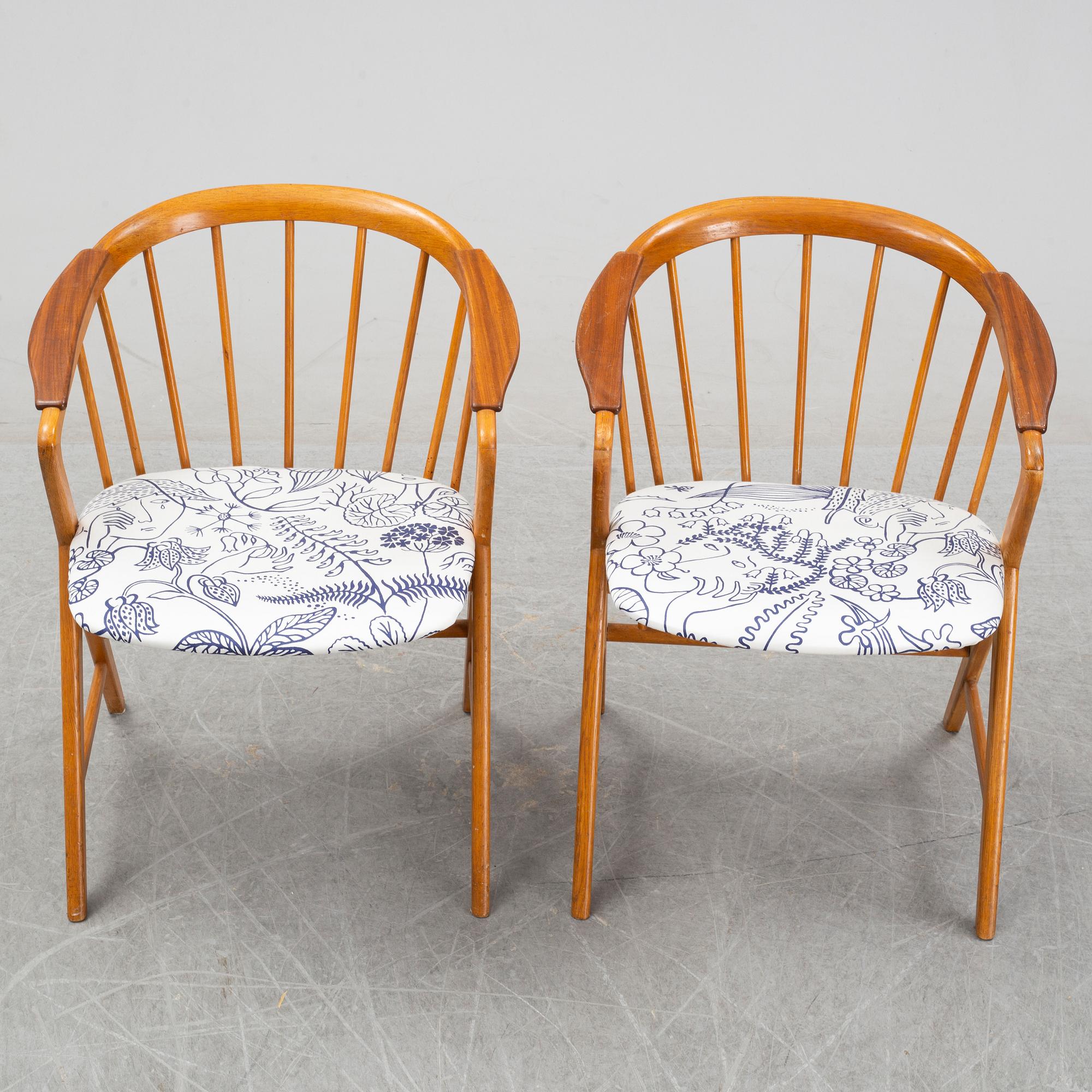 Bengt Ruda, a pair of "Sierra" armchairs, IKEA, Sweden, 1950/1960s.