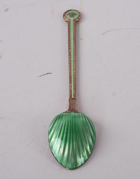 MOCCASKEDAR, 26 st, silver, C.G Hallberg, emaljerade.