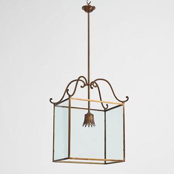 Erik Tidstrand, a Swedish Grace ceiling lamp model "25162", Nordiska Kompaniet 1920s.