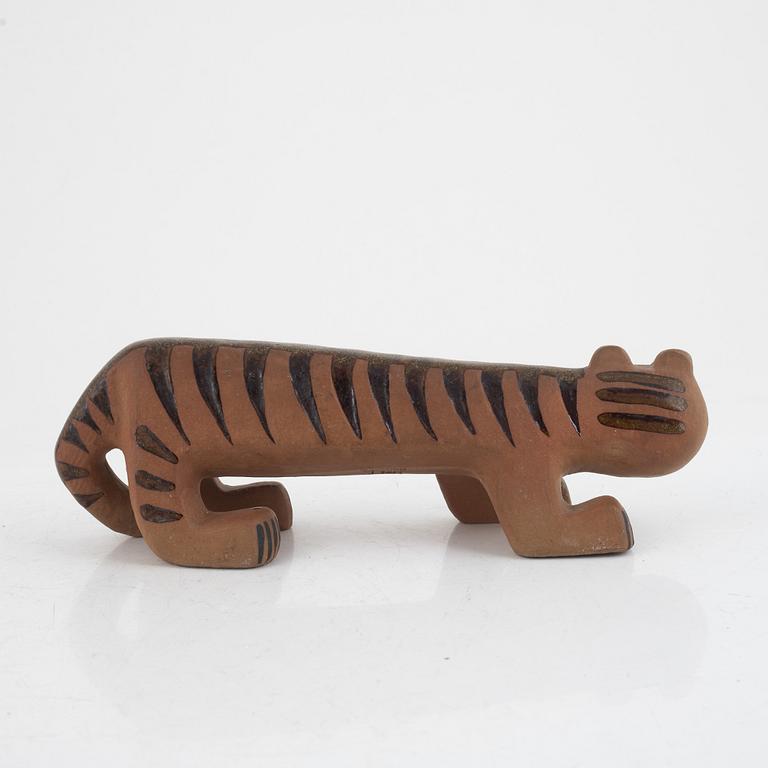 Lisa Larson, figurine, "Tiger", from the "Africa" series, Gustavsberg 1965-75.