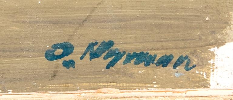 Olle Nyman, oil on canvas, signed.