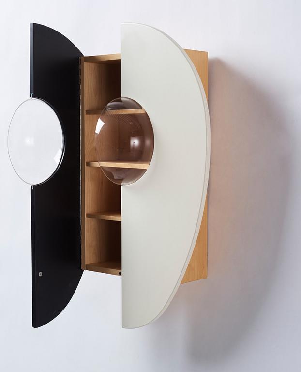 Camilla Wessman, a wall cabinet "Trofé", Dux, Sweden 1990s.