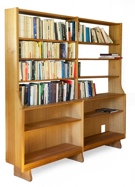 A PINE BOOKSHELF,