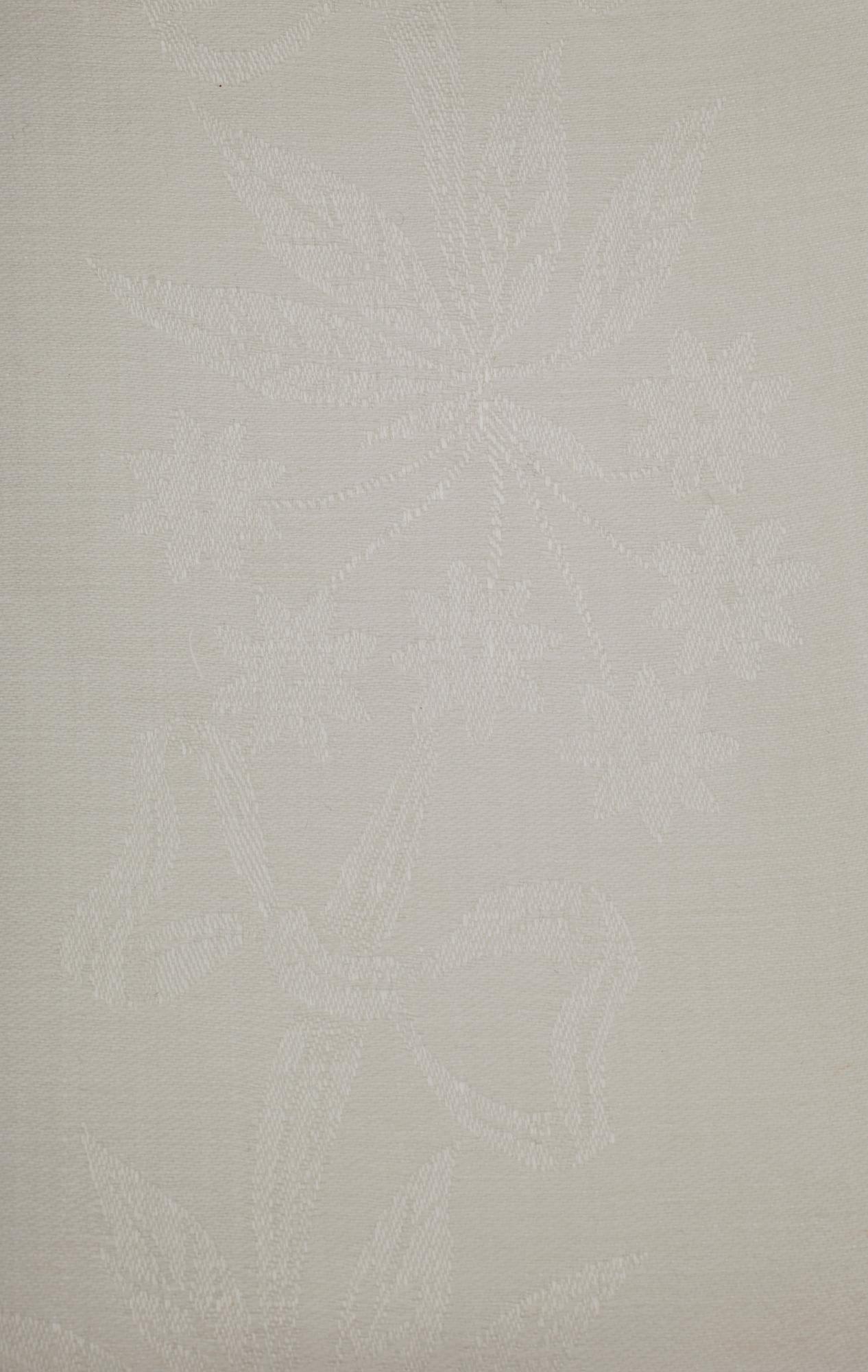 DUK SAMT 12 SERVETTER, linne, 1900-talets första hälft.