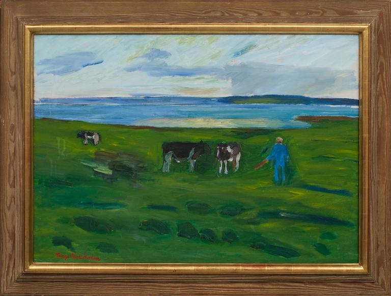 THAGE NORDHOLM, oljemålning, signerad.