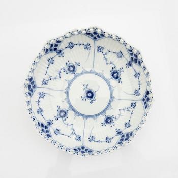 Service, 46 pieces, porcelain, Blue Fluted "Full Lace" and "Half Lace", Royal Copenhagen, Denmark.