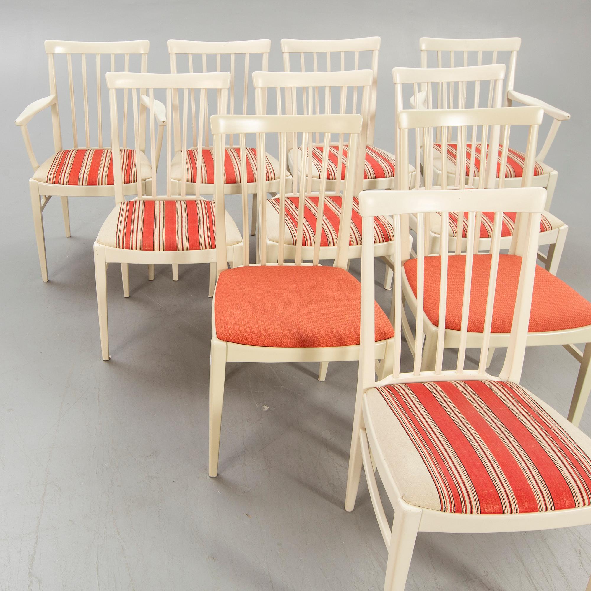 Carl Malmsten, möbelgrupp 11 dlr för Åfors Möbelfabrik.