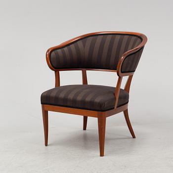 A 'Lata Greven' mahogany armchair by Carl Malmsten, 21st Century.