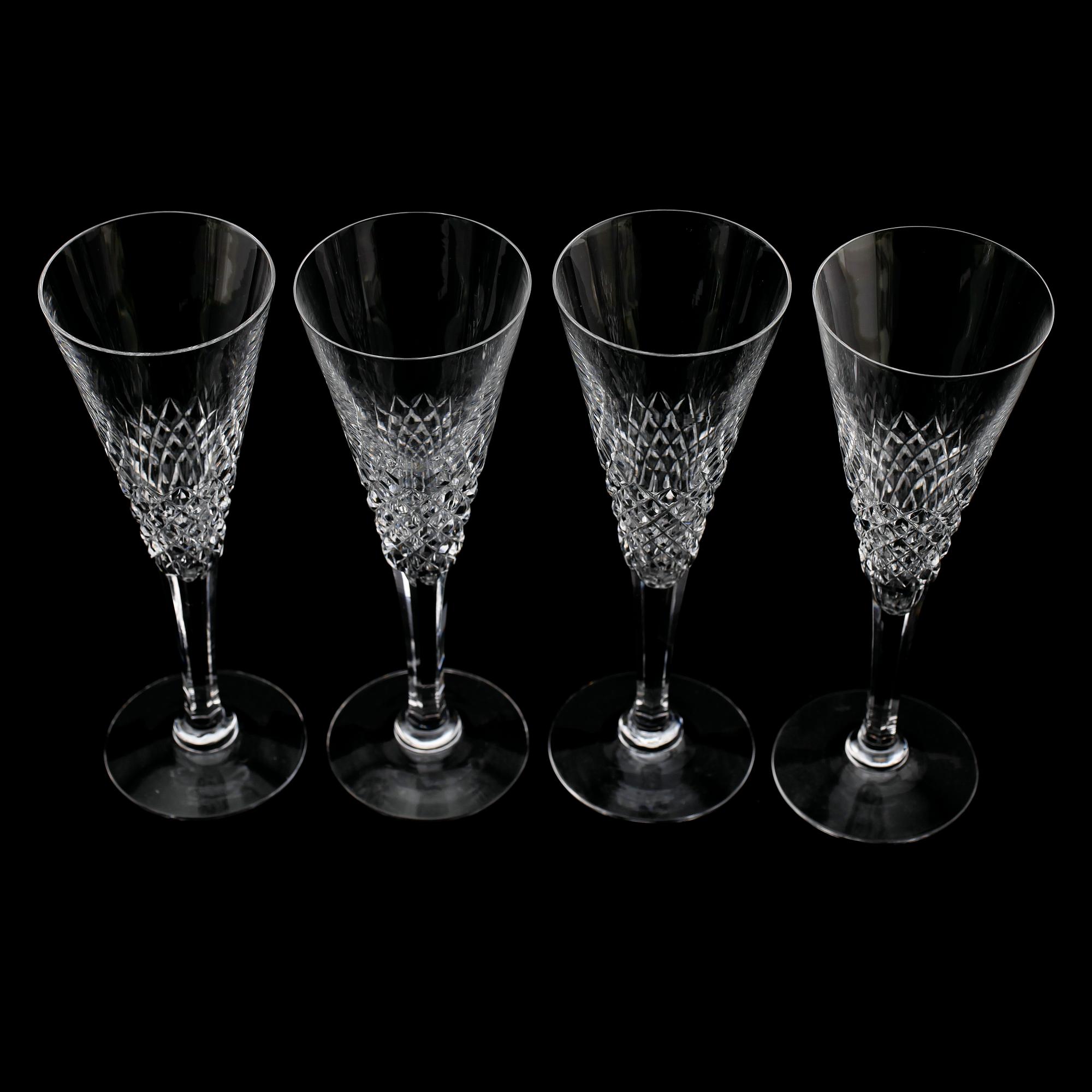 CHAMPAGNEGLAS, 12 st, 1900-talets andra hälft.