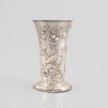 Cup, low-grade silver, Germany circa 1900.