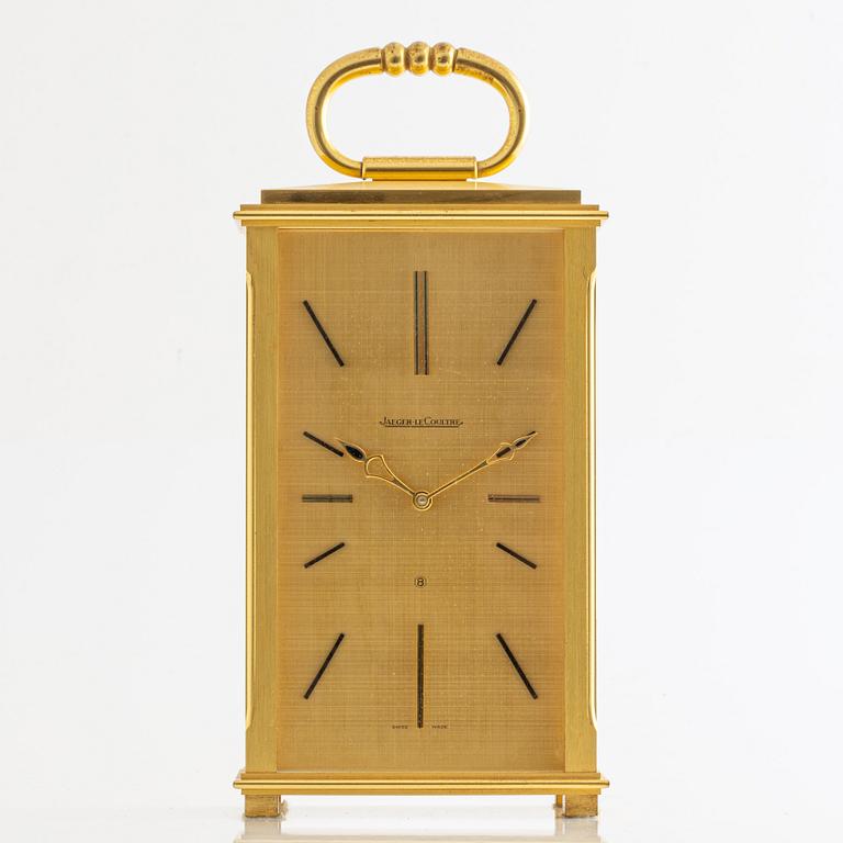 Jaeger-LeCoultre, table clock, 6 x 9 x 16 cm.
