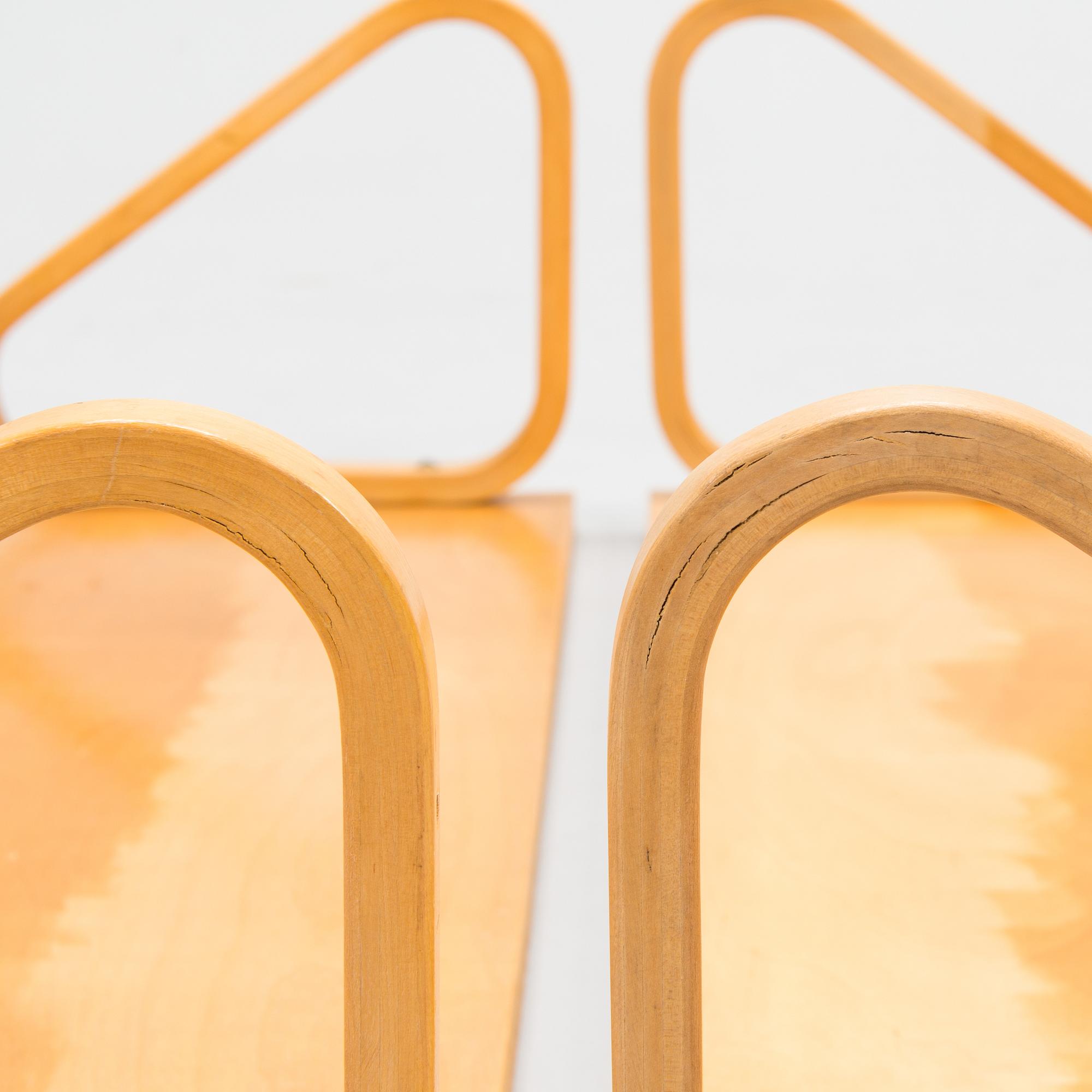 Alvar Aalto,  Two mid 20th Century '112B' shelves for Artek.