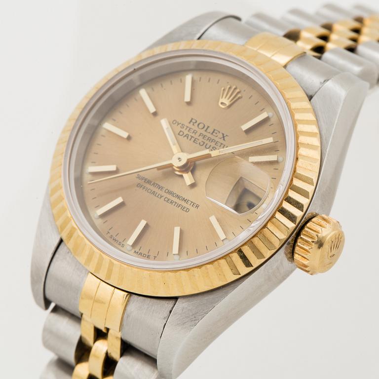 ROLEX, Oyster Perpetual Datejust, Chronometer, wristwatch, 26 mm,