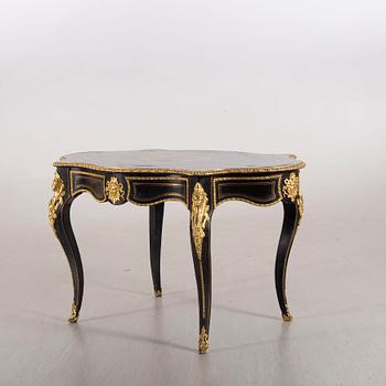 SKRIVBORD, boulle-stil, 1800-talets andra hälft.