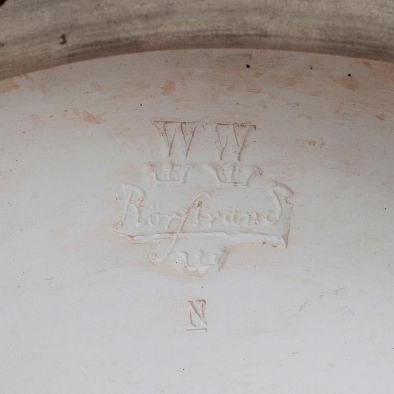 PIEDESTAL, majolika, Rörstrand, 1800/1900-tal.