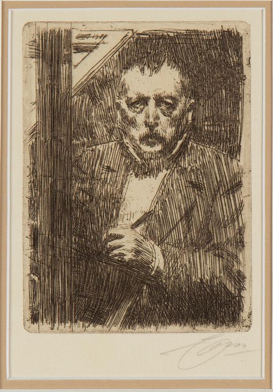 ANDERS ZORN, etching, signed, signed and dated in the plate 1911.