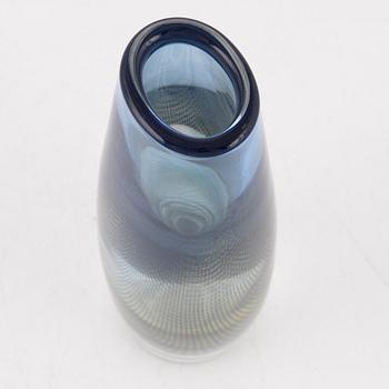 Sven Palmqvist, vas, glas, "Kraka", Orrefors, signerad.