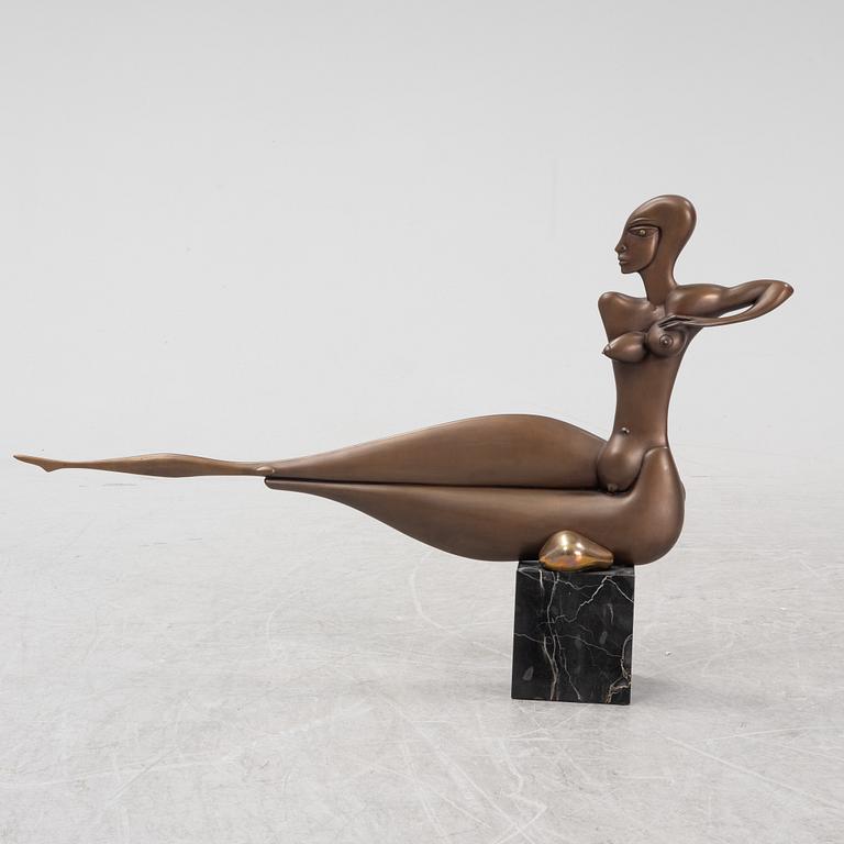 Paul Wunderlich, sculpture, bronze, 1976, signed 58/500.