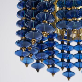 Hans-Agne Jakobsson, an "Estrella" ceiling lamp model T 580, Hans-Agne Jakobsson AB, Markaryd, 1960s-70s.