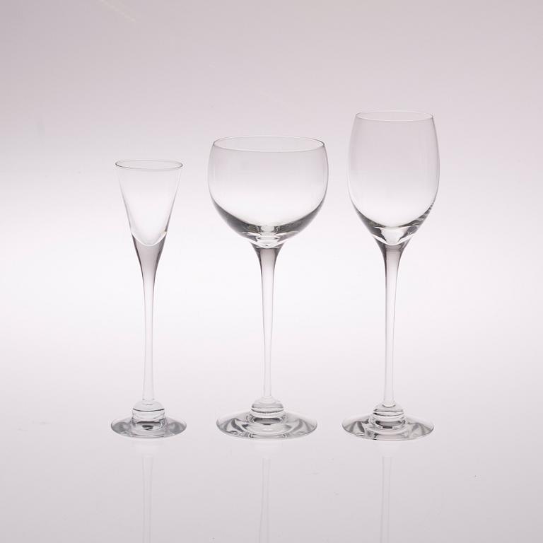 GLASSERVIS, 26 st, "Aurora", Heikki Orvola, Iittala, 1900-talets slut.