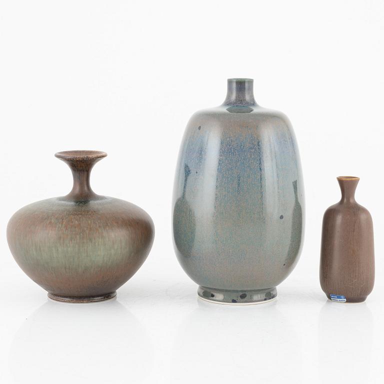 Sven Wejsfelt, among others, stoneware, seven pieces.