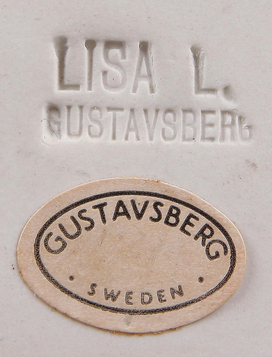 PLAKETTER, 2 st, keramik, Lisa Larson samt Clement Massier.