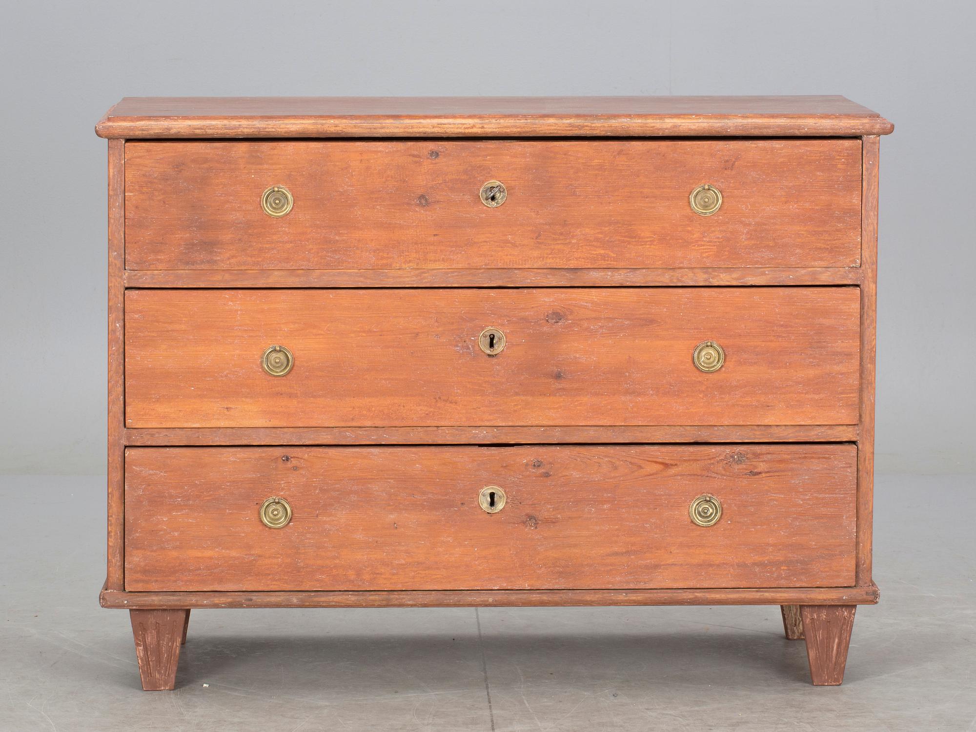 BYRÅ, allmoge. Sengustaviansk omkring 1800.