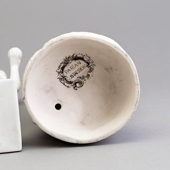 FOUR PARIAN FIGURES, Gustafsberg and Eneret, ca 1900.