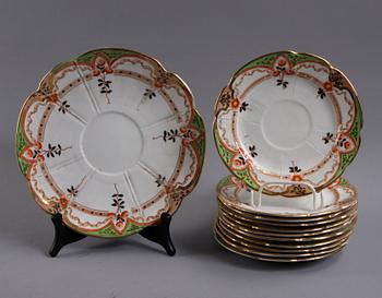 FRUKTSERVIS, 12 delar, porslin, Duchess China, England.