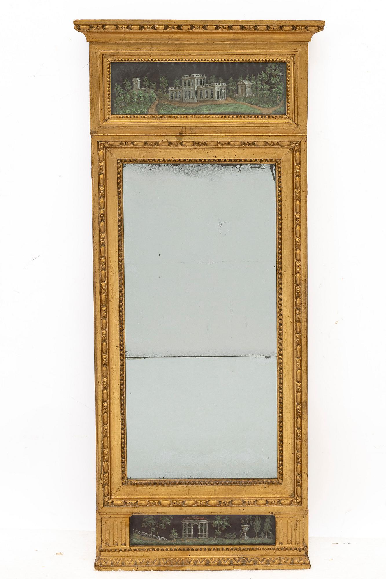 Georg Lindberg, A late Gustavian mirror, Stockholm 1801.