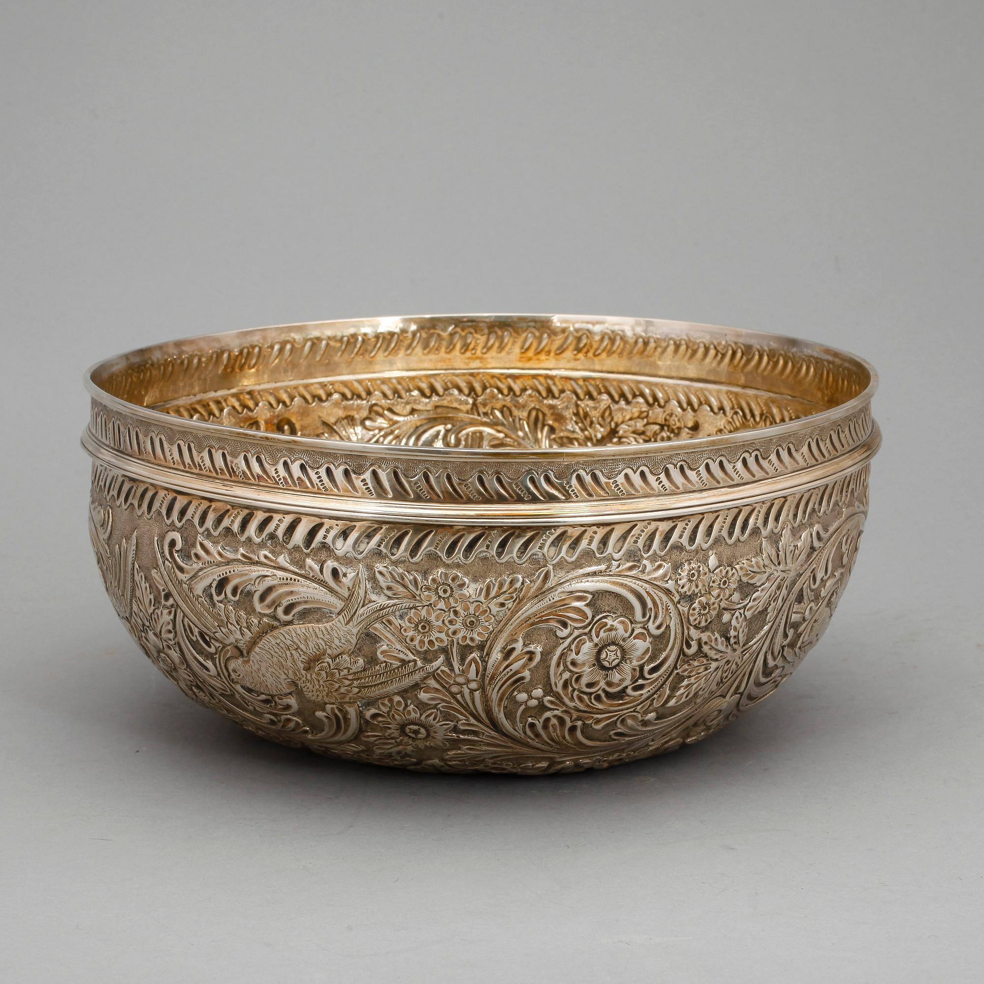 BÅLSKÅL, silver, John Samuel Hunt, London 1853. Ca 680 g.