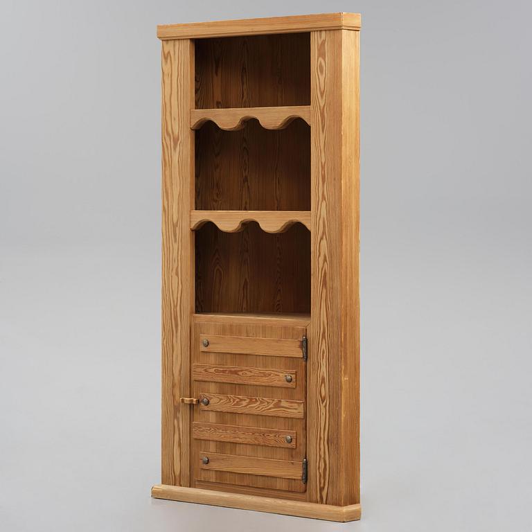 Axel Einar Hjorth, a stained pine "Sandhamn" corner cabinet, Nordiska Kompaniet, Sweden, 1931.