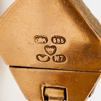 Björn Weckström, Rannekoru "Koskikivet", 14K kultaa. Lapponia 1966.