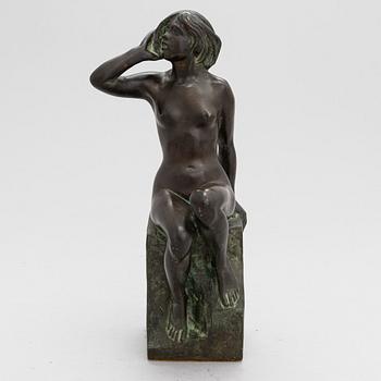 Yrjö Liipola, a bronze sculpture, signed and dated 1925.