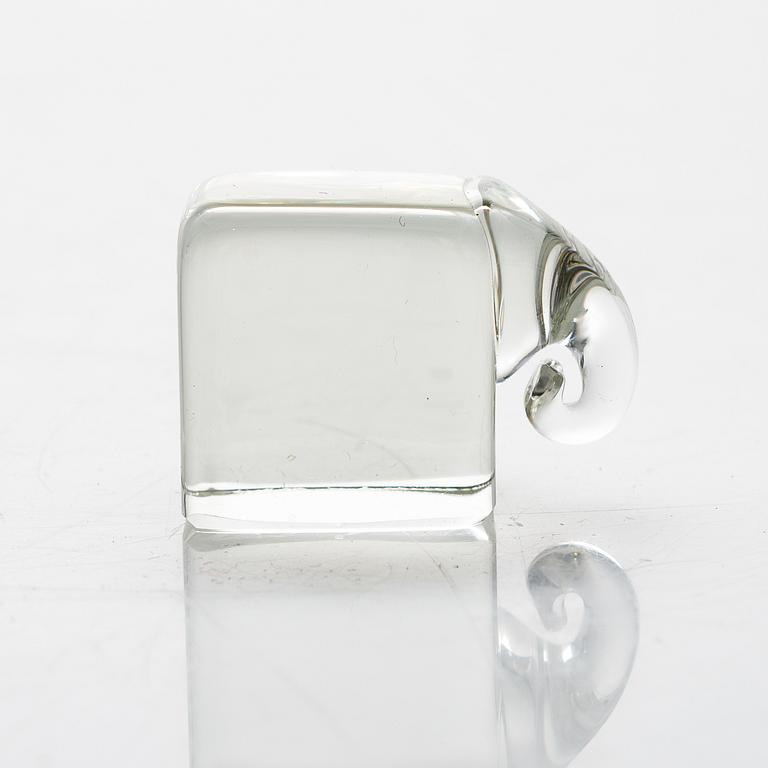 OIVA TOIKKA, lasiveistos, signeerattu Nuutajärvi Notsjö.