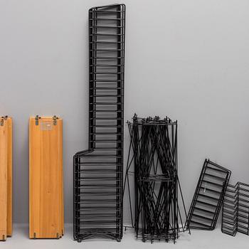 BOKHYLLA, String 3 stycken. 1900-talets mitt.