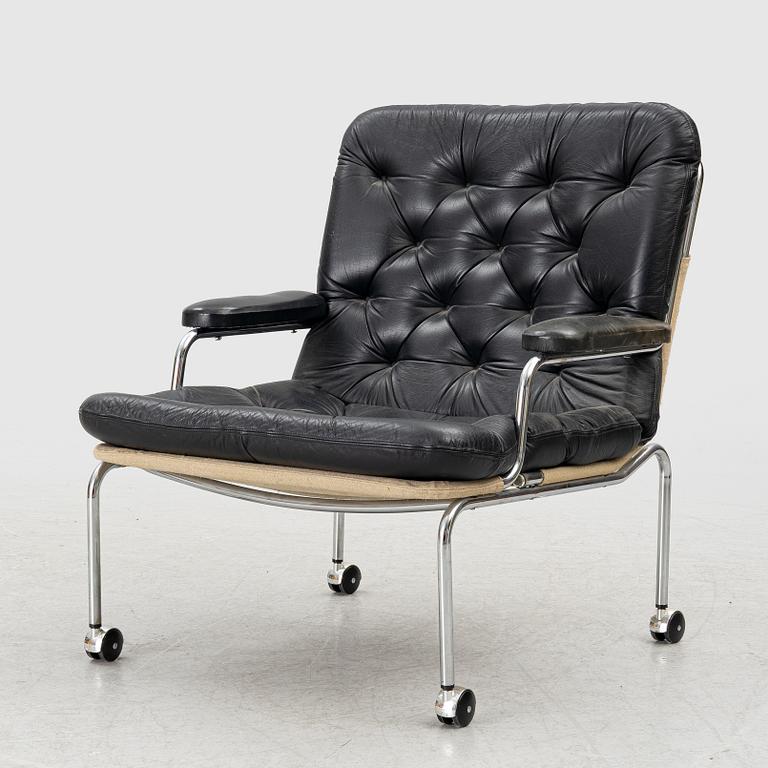 Pethrus Lindlöf, an 'Åsa' armchair, Lammhults, Sweden, 1970's.